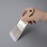 2 inch korte plastic handvat verfborstels muur